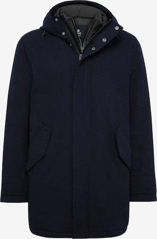 Boggi Milano Winter Parka in Blue: front