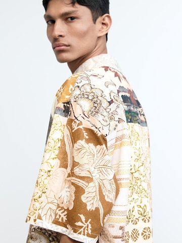 Coupe regular Chemise Desigual en mélange de couleurs