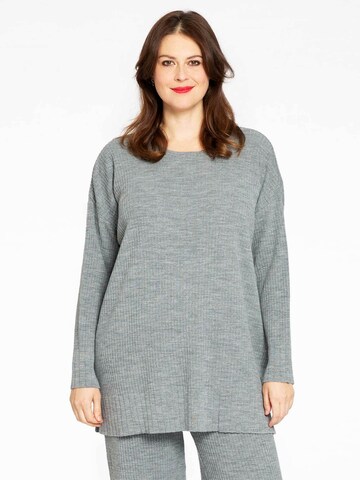 Pull-over 'Lounge' Yoek en gris : devant