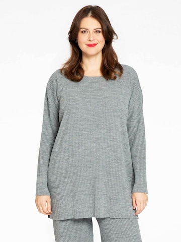 Yoek Sweater 'Lounge' in Grey: front