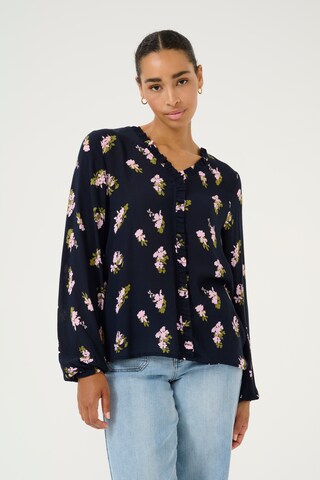 Kaffe Blouse 'Ellen' in Blue: front