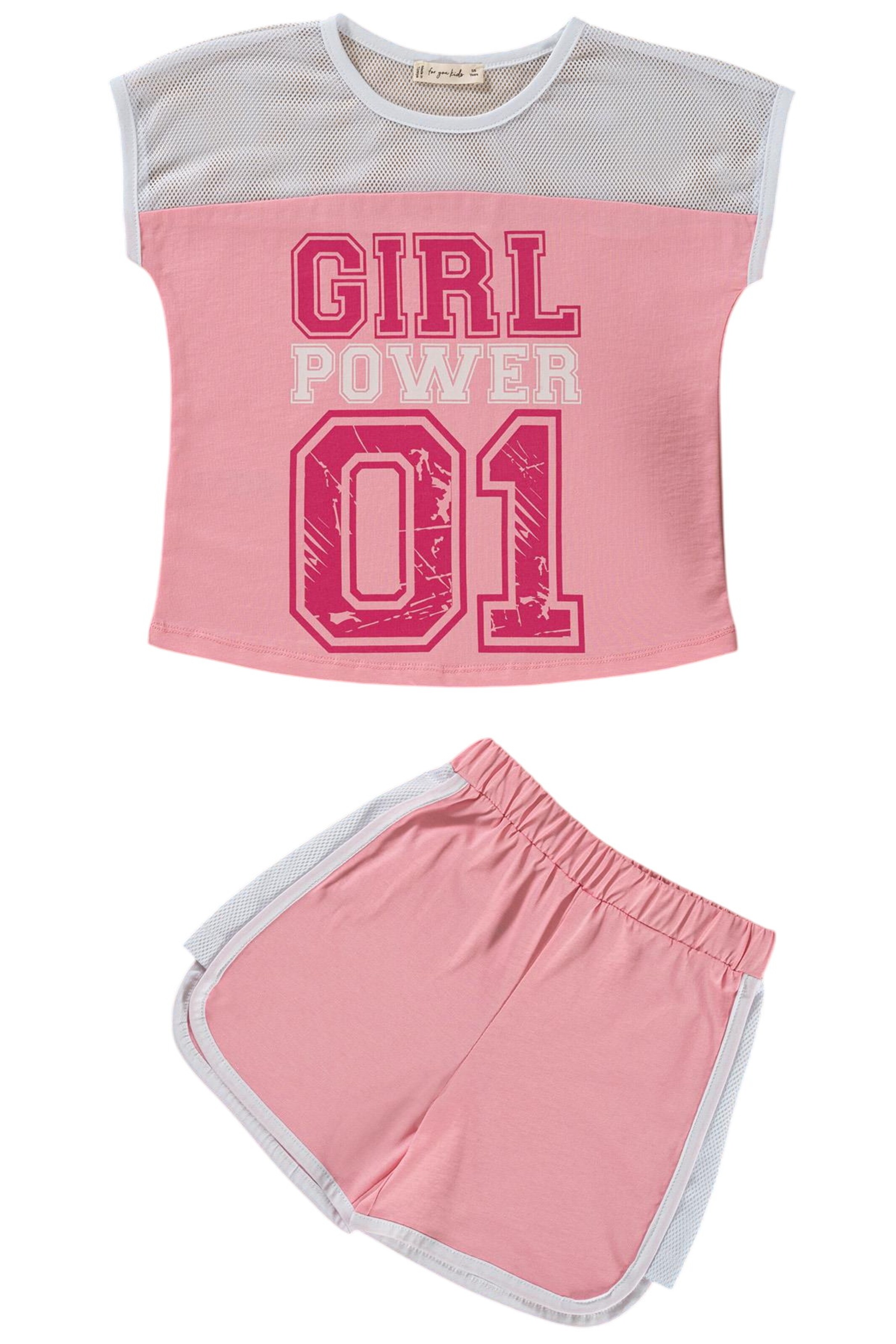 For You Moda Set in Pink