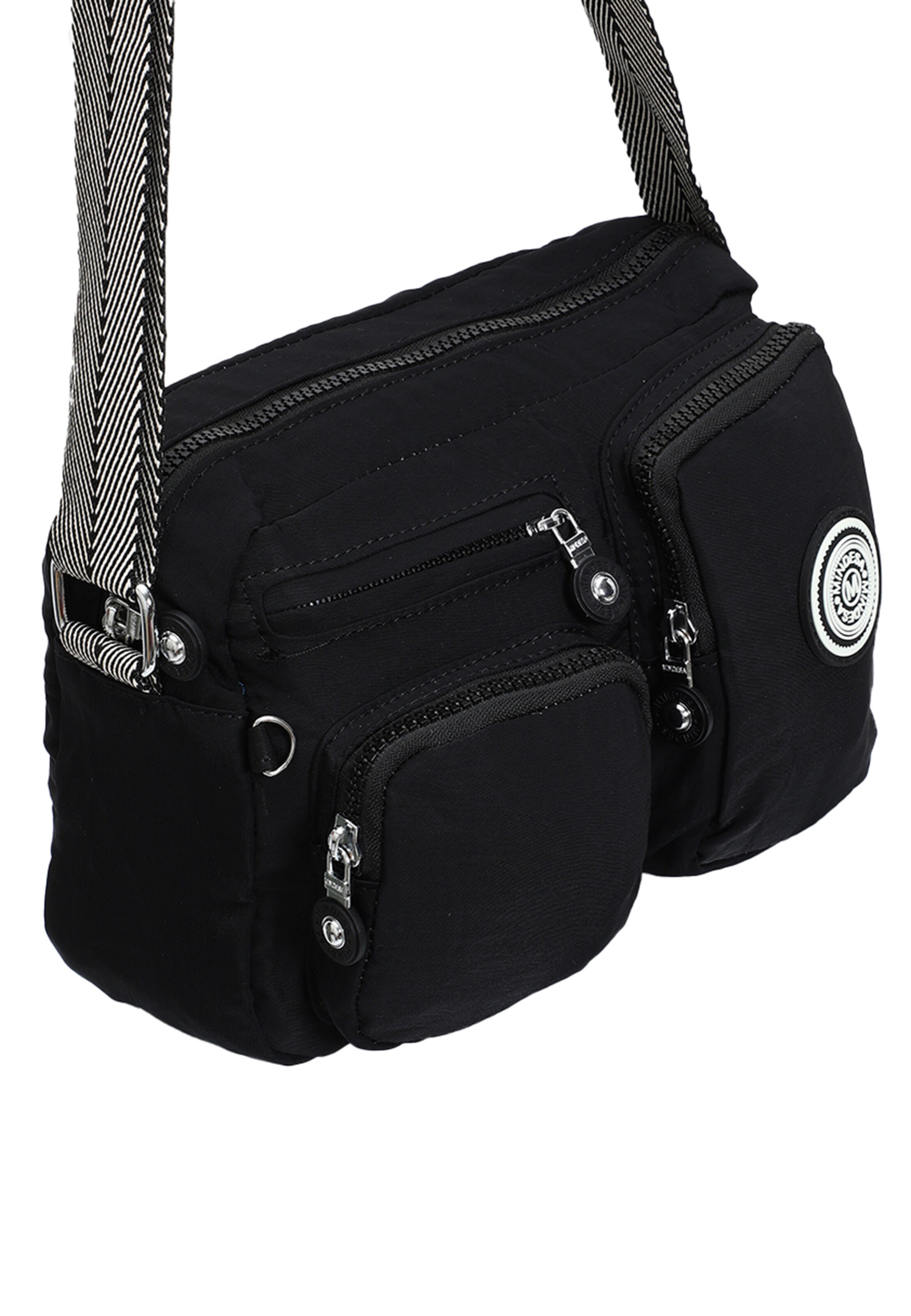 Mindesa Schoudertas in Zwart