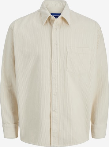 balta JACK & JONES Patogus modelis Marškiniai 'JORInwood': priekis