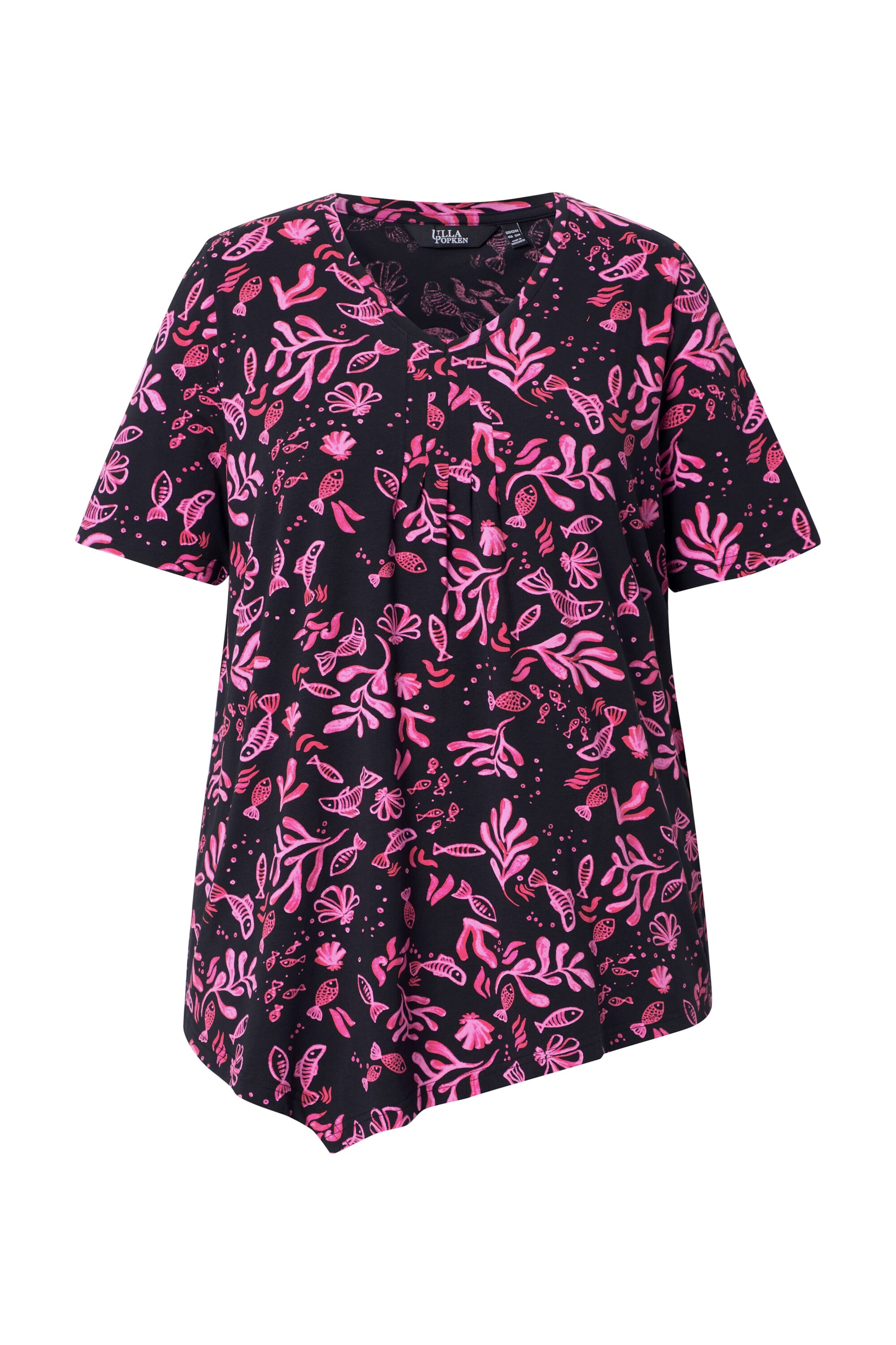 Ulla Popken Shirt in Pink: Vorderseite