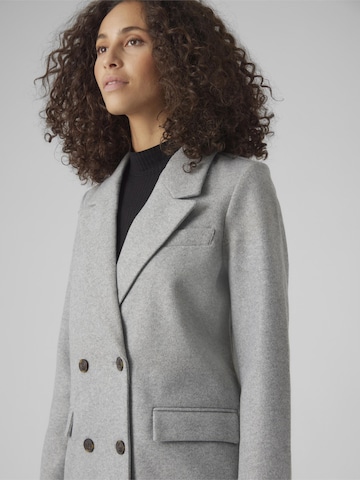 VERO MODA Between-Seasons Coat 'VINCE AURA' in Grey