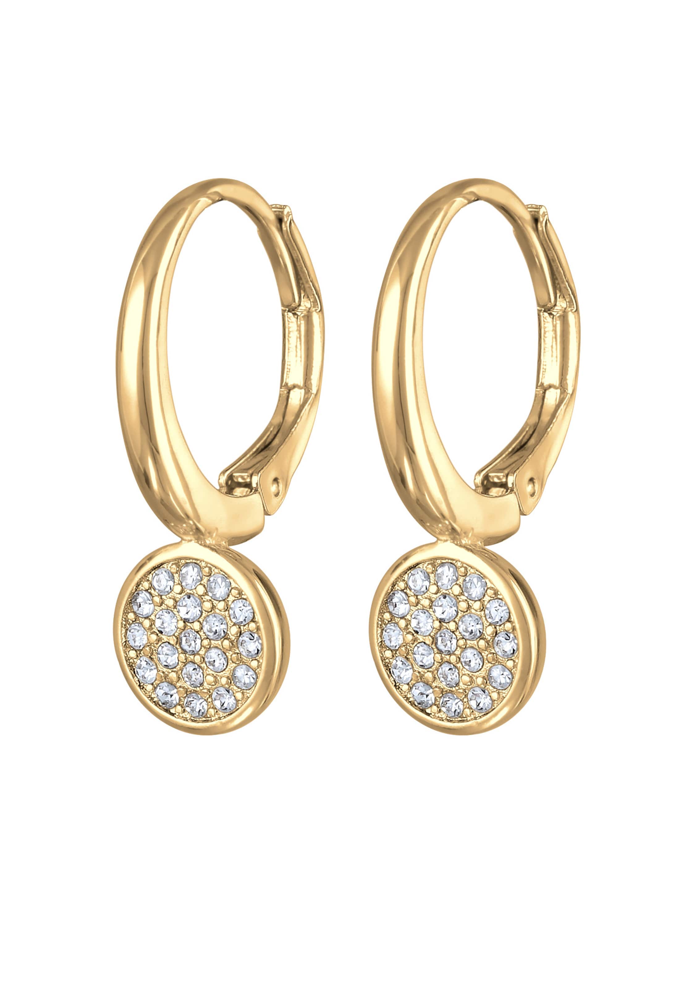 ELLI Earrings in Gold: front
