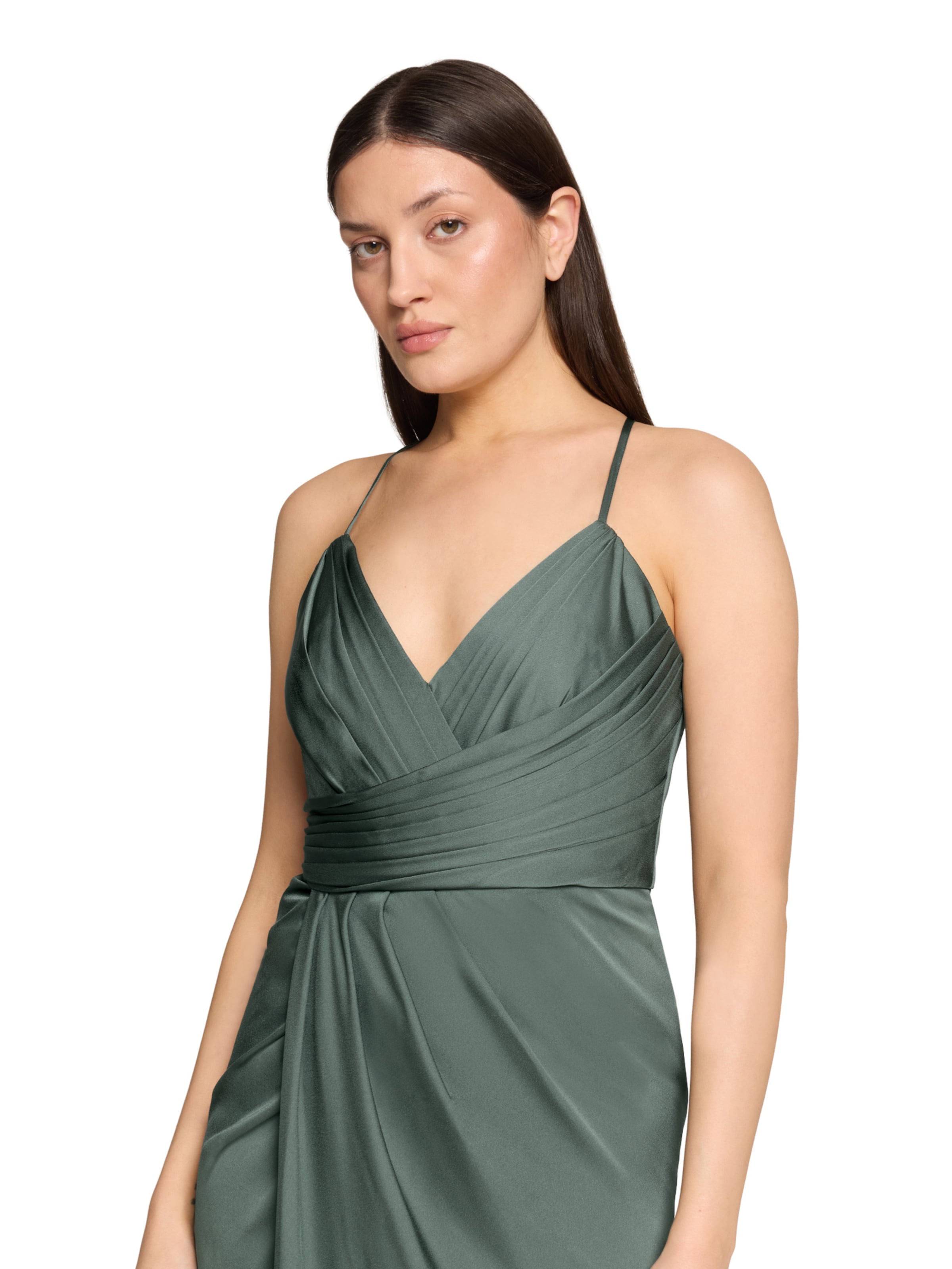 Robe de soirée Vera Mont en vert