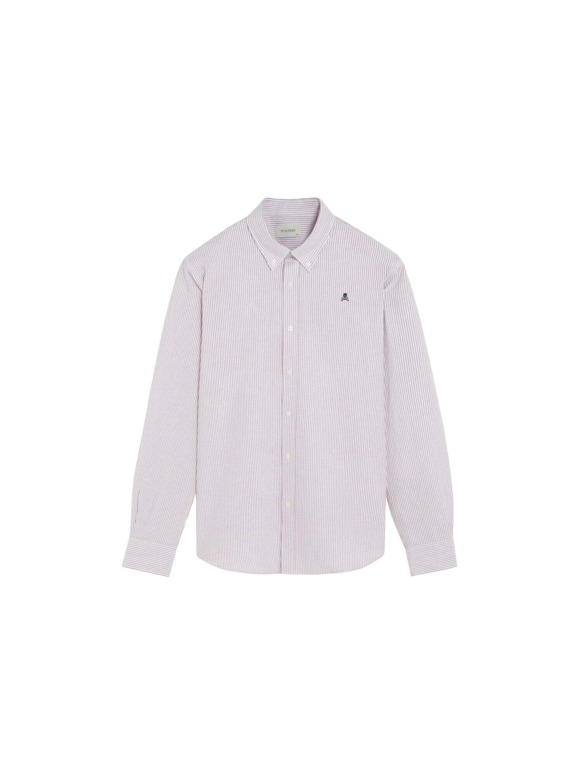Scalpers Regular fit Button Up Shirt ' ' in Red: front