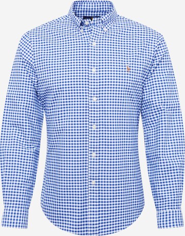 Polo Ralph Lauren Slim fit Button Up Shirt in Blue: front