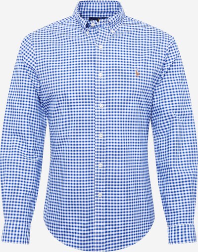 Camicia Polo Ralph Lauren di colore blu / cognac / bianco, Visualizzazione prodotti