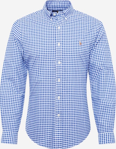 Camicia Polo Ralph Lauren di colore blu / cognac / bianco, Visualizzazione prodotti