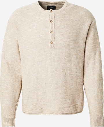 pilka Abercrombie & Fitch Megztinis: priekis