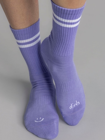 Dirts Socken 'Happy Heel Socks'‌‌‌‌‌‌‌ in Lila