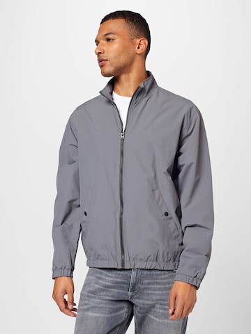 BURTON MENSWEAR LONDONPrijelazna jakna 'Harrington' - siva boja: prednji dio