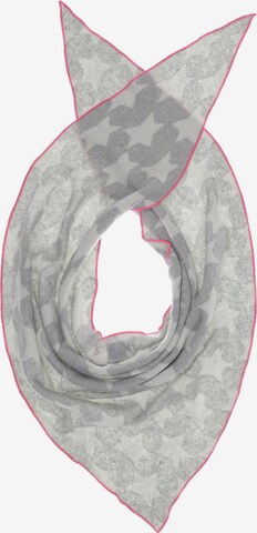 Zwillingsherz Schal oder Tuch One Size in Grau: predná strana