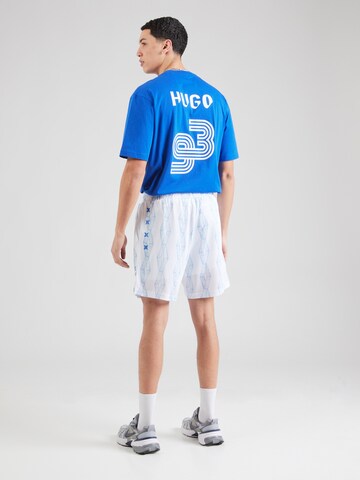 HUGO Loose fit Pants 'Niteam' in White