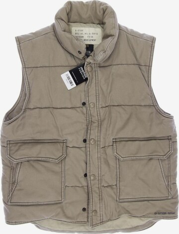 G-Star RAW Vest in L in Beige: front