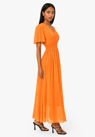 Elara Dress in Orange