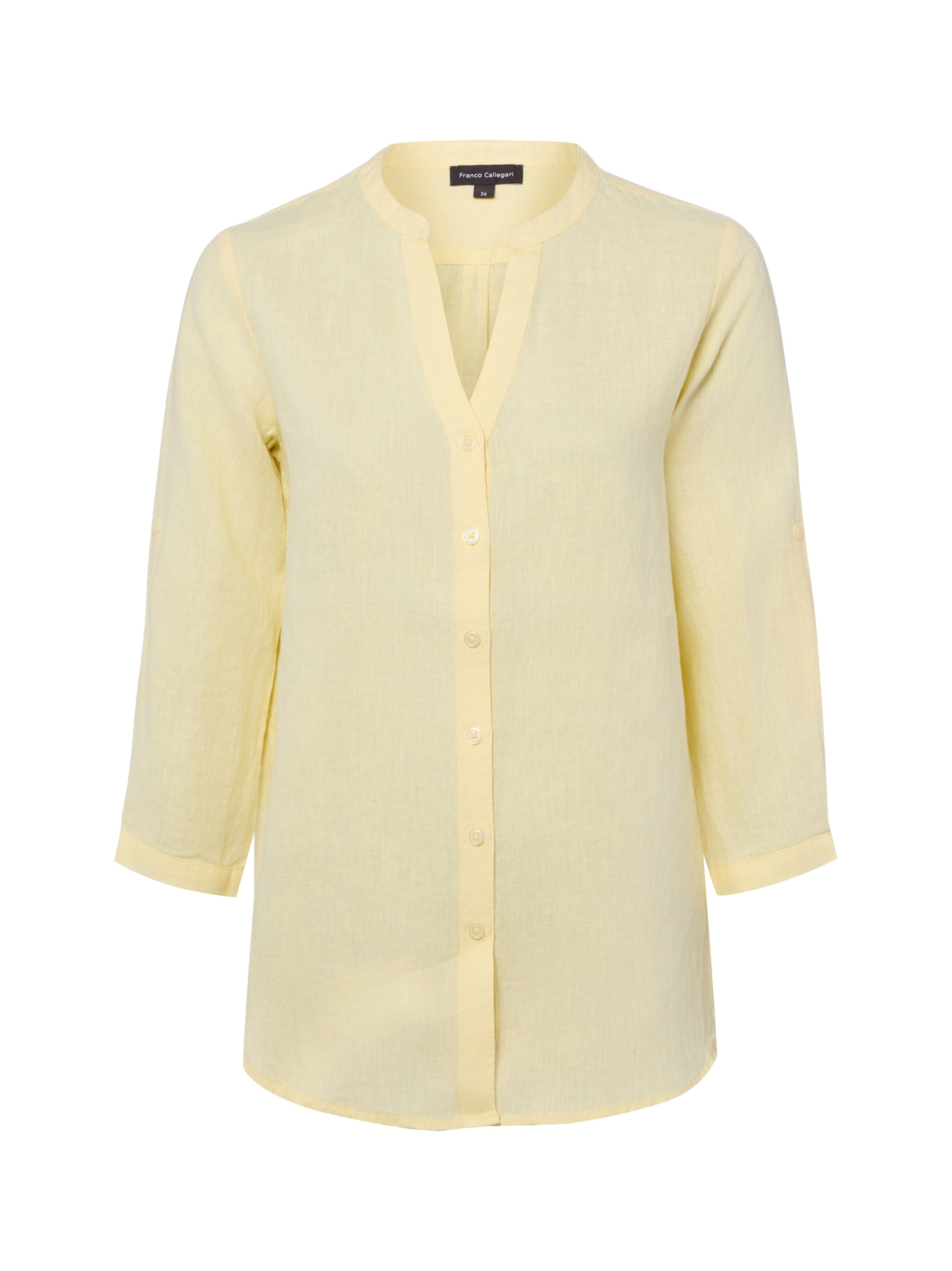Chemisier Franco Callegari en jaune : devant