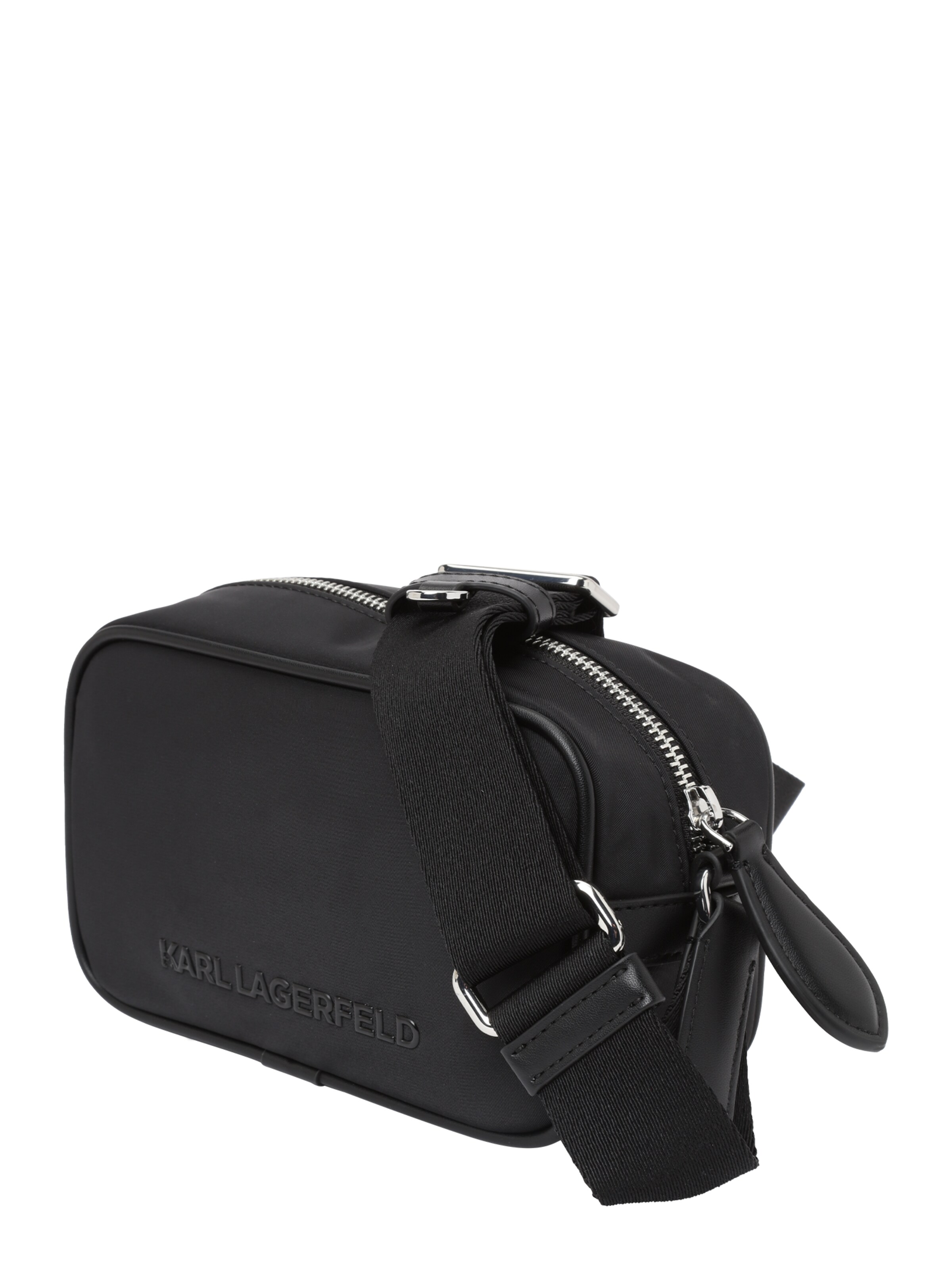 juoda Karl Lagerfeld Rankinė su ilgu dirželiu