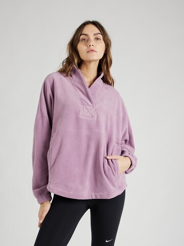 Pull-over de sport 'ONE' NIKE en violet : devant