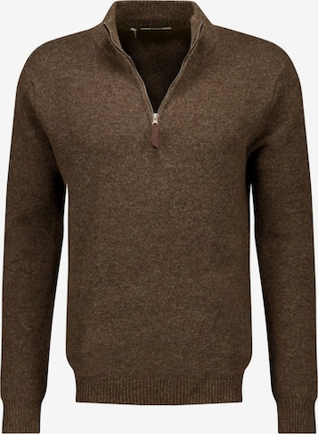 Deeluxe Pullover in Braun: Vorderseite