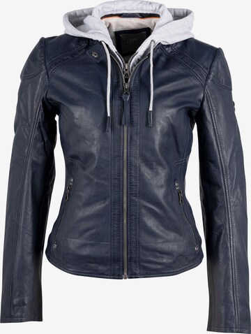 Gipsy Between-Season Jacket 'April' in Blue: front