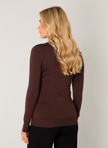 BASE LEVEL Sweater 'Yuen' in Brown