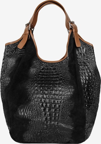 Samantha Look Shopper in Black: front
