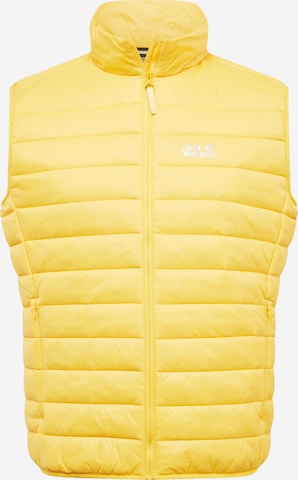 Gilet sportivo di JACK WOLFSKIN in giallo: frontale