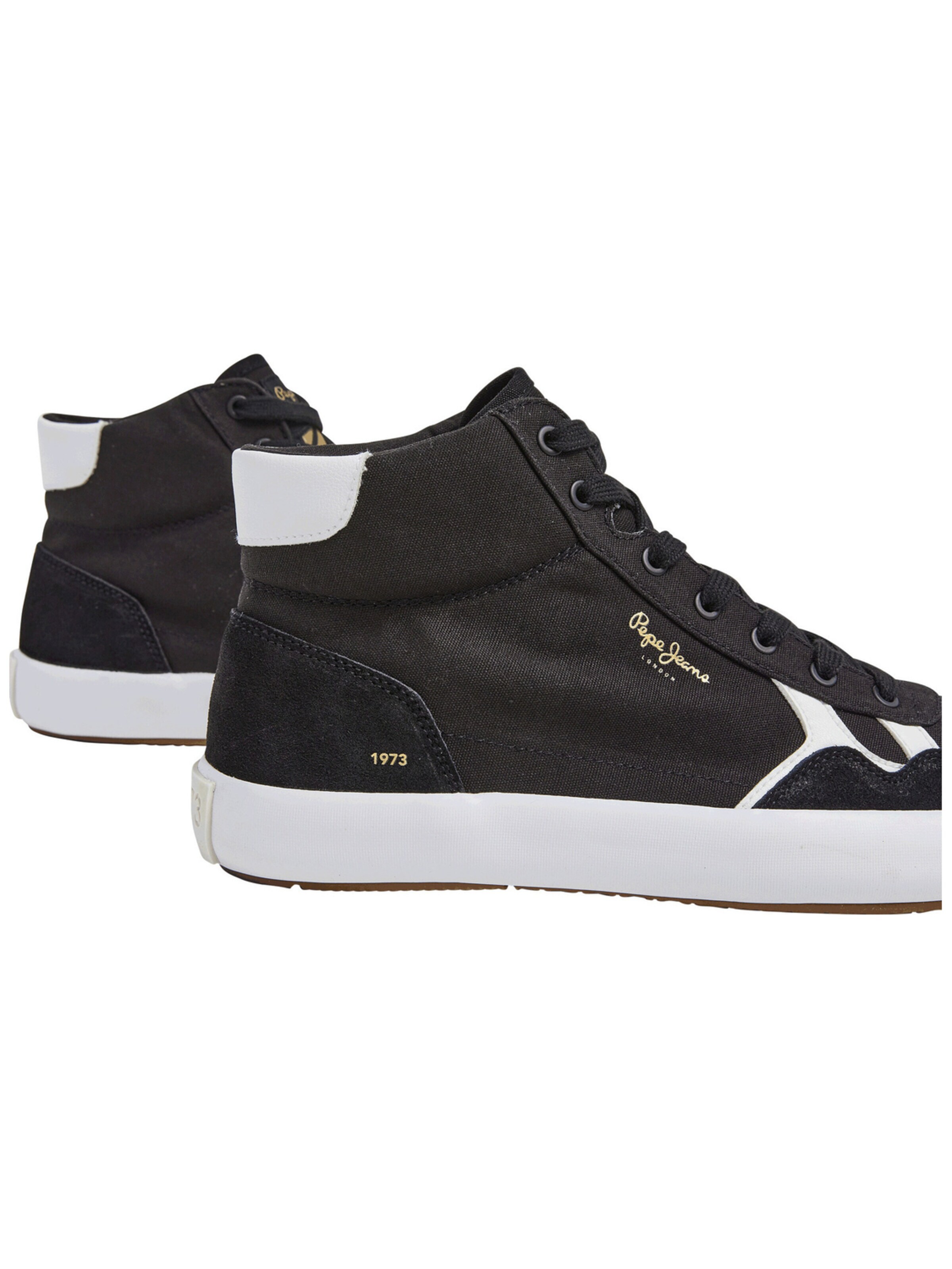 Pepe Jeans Sportschoen 'Pepe Jeans Travis City' in Zwart