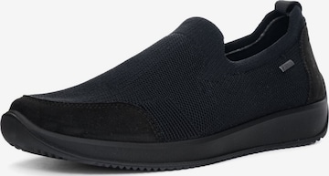 ARA Slipper 'Sportlicher Slipper Damen 1254054-01 Echtleder in schwarz' in Schwarz: Vorderseite