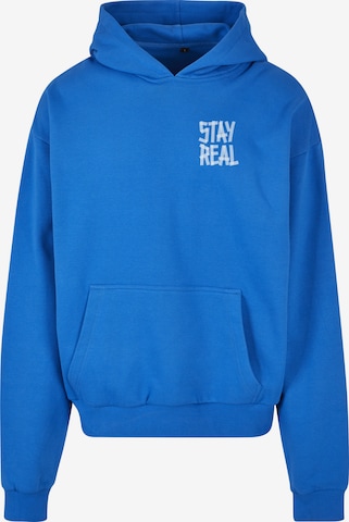 Pull-over 'Stay' Mister Tee en bleu : devant