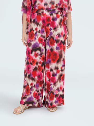 Wide leg Pantaloni di Fiorella Rubino in rosa