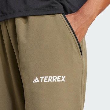 Regular Pantalon outdoor 'Lifeflex' ADIDAS TERREX en vert