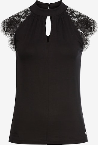 LAURA SCOTT Shirt in Black: front