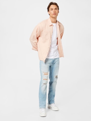 HOLLISTER - Ajuste regular Camisa en rosa