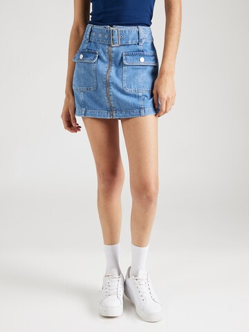 Tommy Jeans Skirt in Blue: front