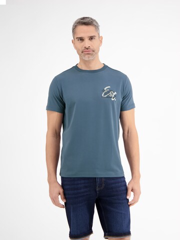 T-Shirt LERROS en bleu : devant