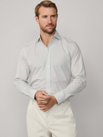 Hackett London Regular fit Overhemd in Groen: voorkant