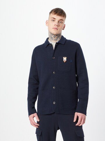 SCOTCH & SODA Tussenjas in Blauw: voorkant