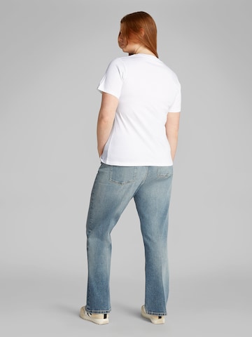 Calvin Klein Jeans Curve Shirt in Wit