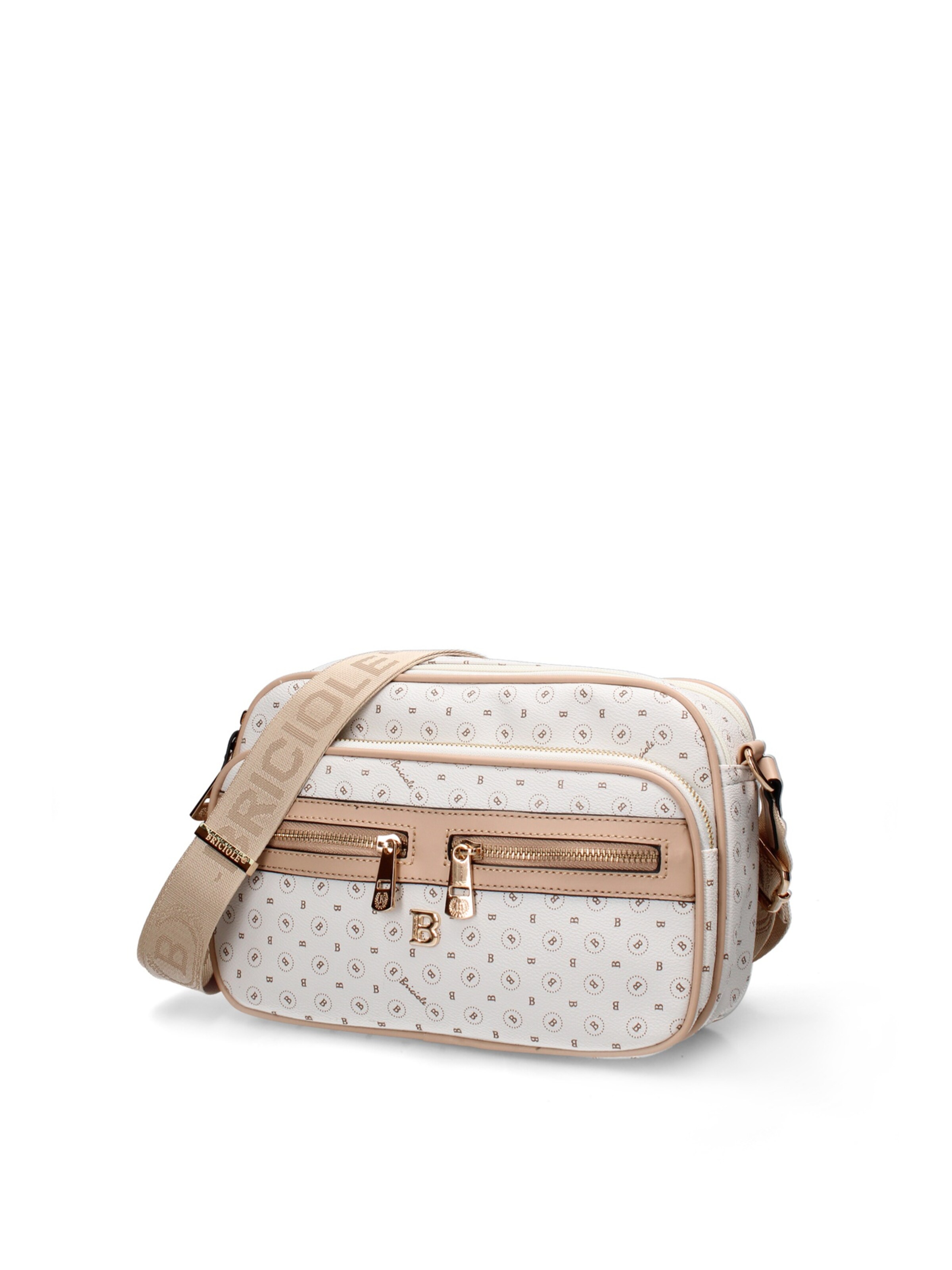 Sac bandoulière Briciole en blanc : devant