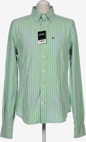 Abercrombie & Fitch Button Up Shirt in M in Green: front