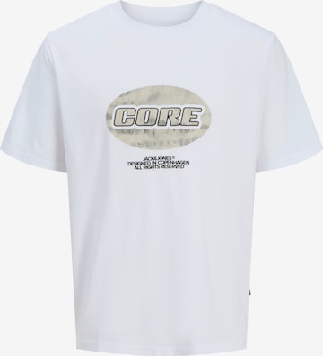 T-Shirt 'JCOLIDO' Jack & Jones Plus en blanc : devant