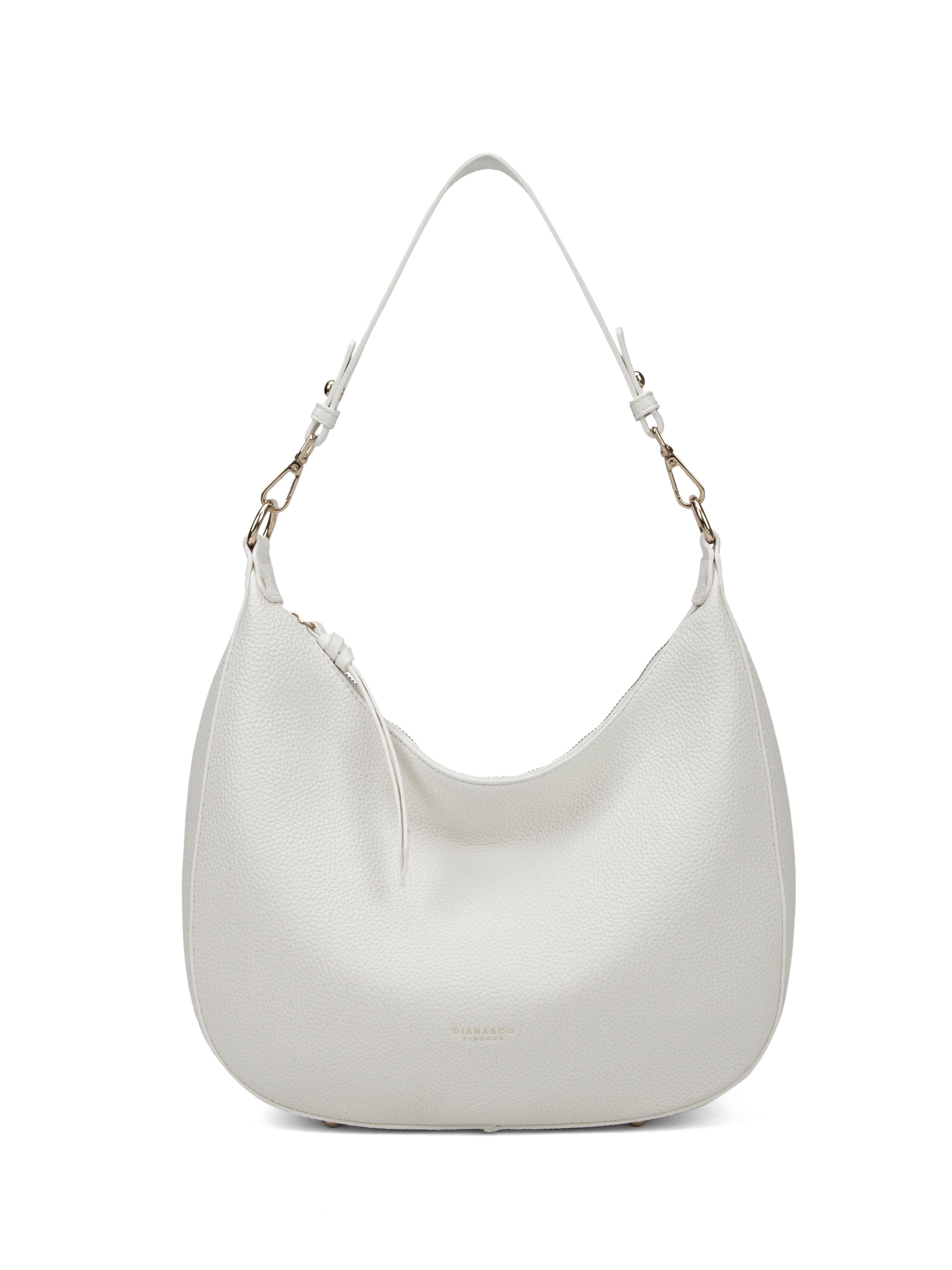 Borsa a spalla di Diana&Co. in bianco: frontale