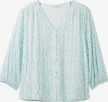 TOM TAILOR Blouse in Blauw: voorkant