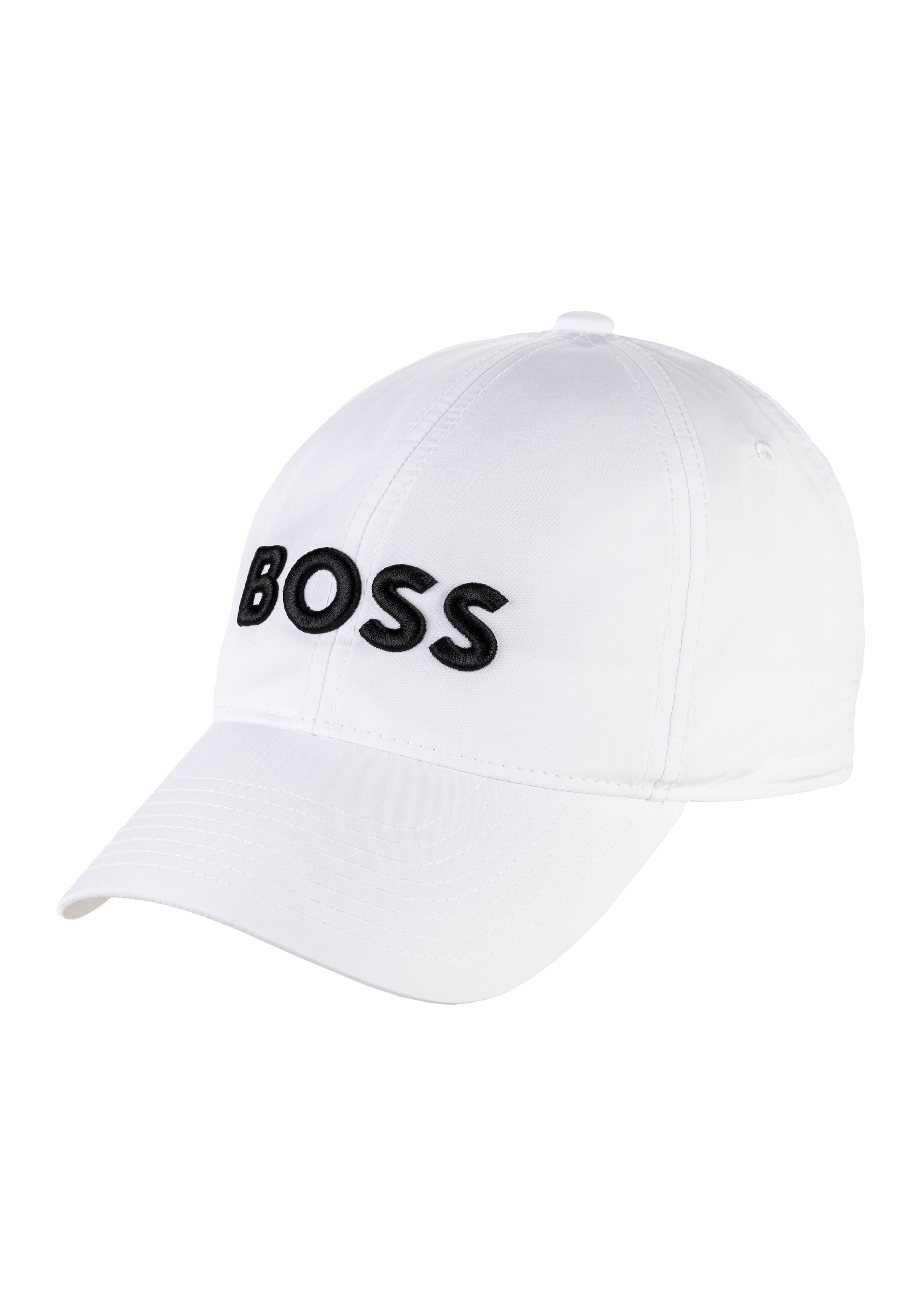Cappello da baseball di BOSS in bianco: frontale