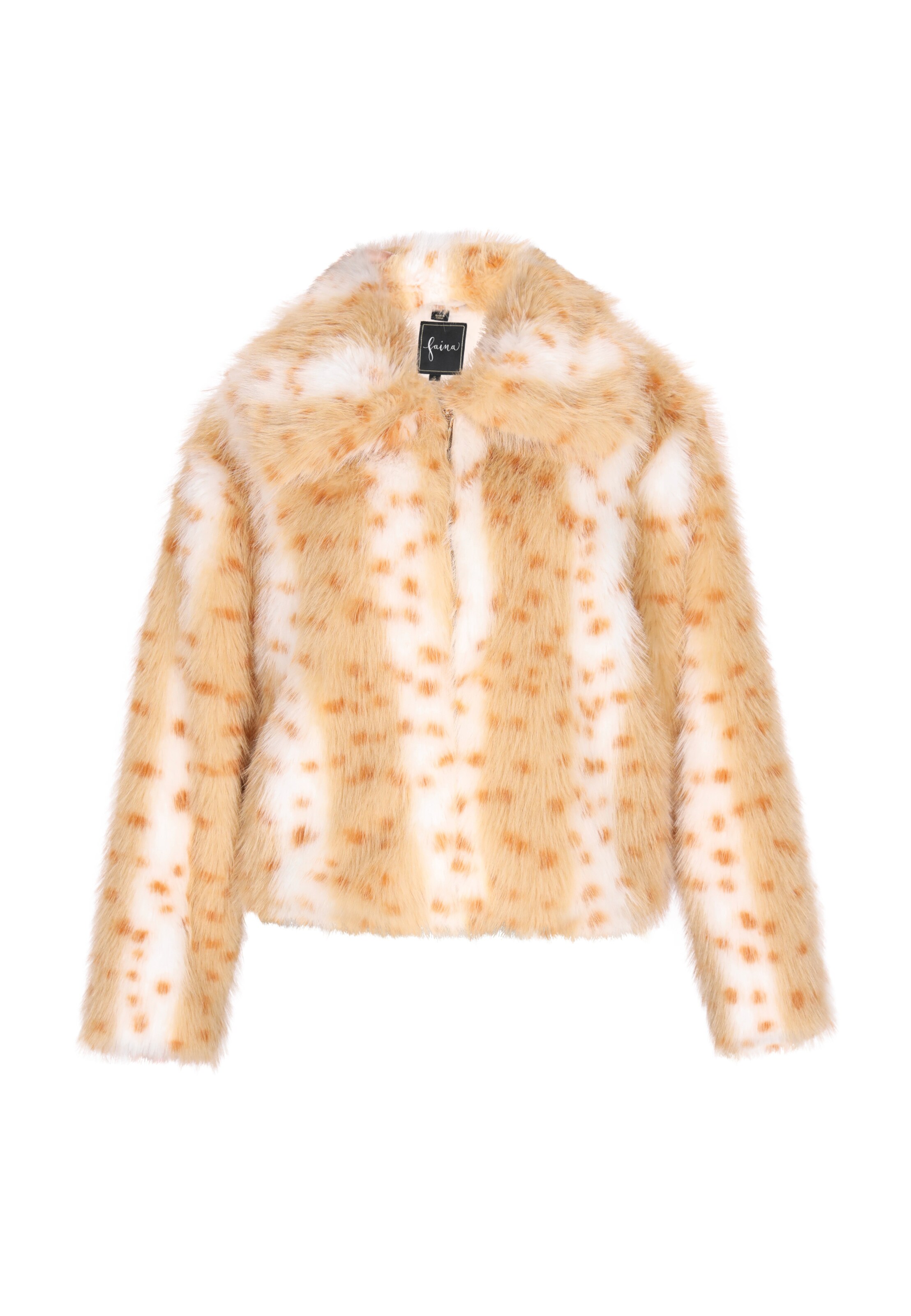 faina Χειμερινό μπουφάν σε μπεζ: μπροστά